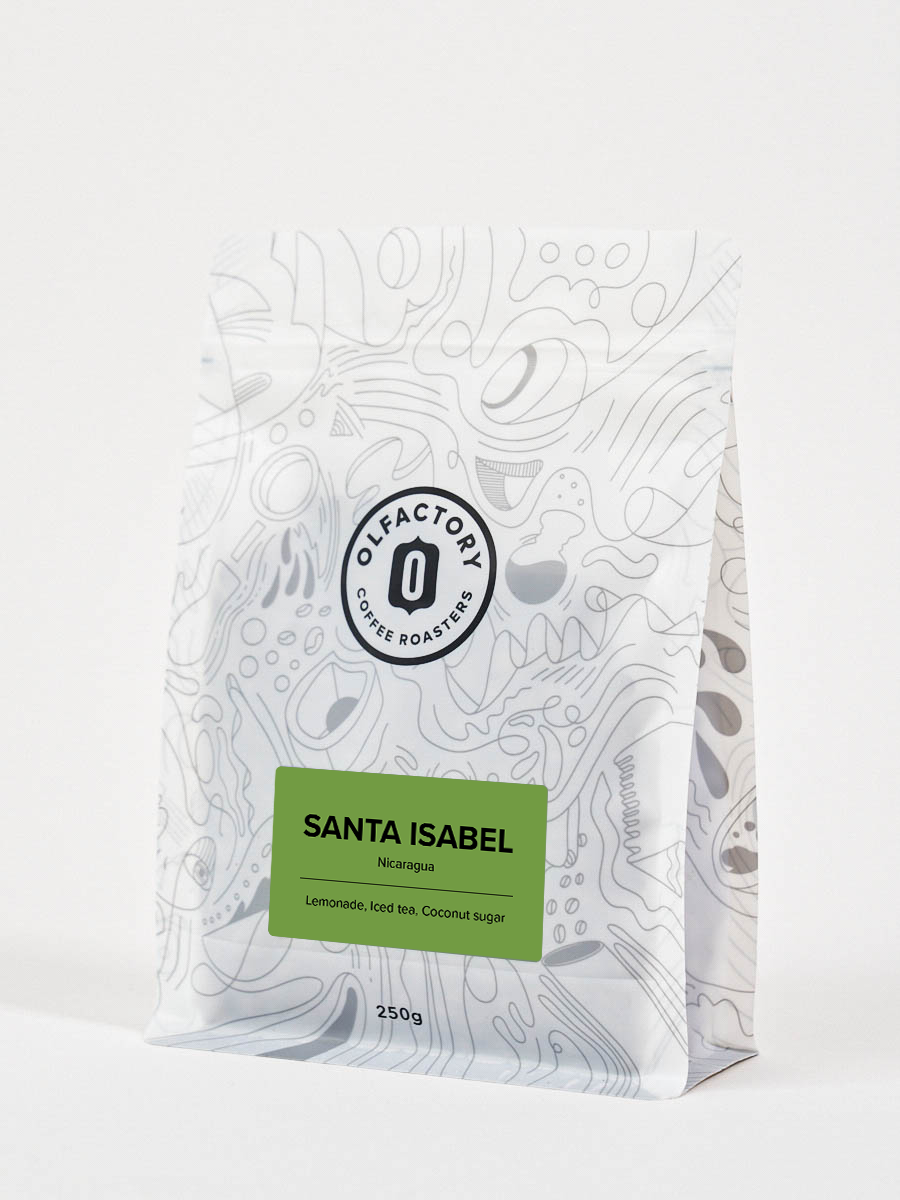 Bag of Santa Isabel single-origin speciality coffee — Olfactory Coffee Roasters